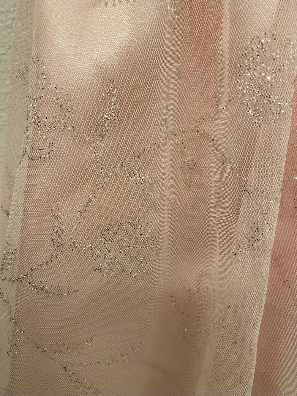 Jona Michelle Black Velvet Bodice with Blush Pink Tulle Skirt Flower Dress
